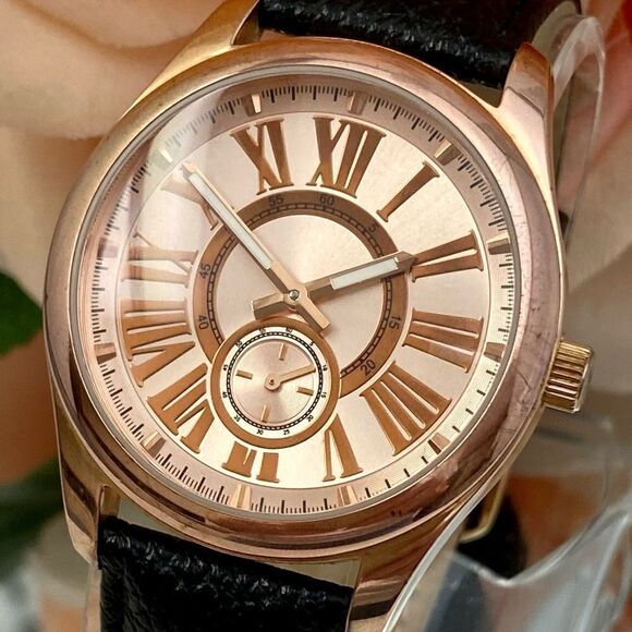 Bronzo Italia Boyfriend Watch with Roman Numerals and Sub-Dial Second Hand - Picture 3 of 15